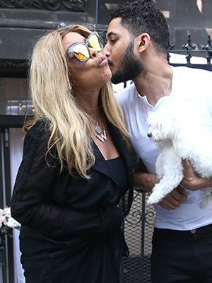 Wendy Williams Gets Kiss From Mystery Man