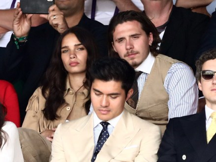 Brooklyn Beckham and Hana Cross on Centre Court
Wimbledon Tennis Championships, Day 13, The All England Lawn Tennis and Croquet Club, London, UK - 14 Jul 2019