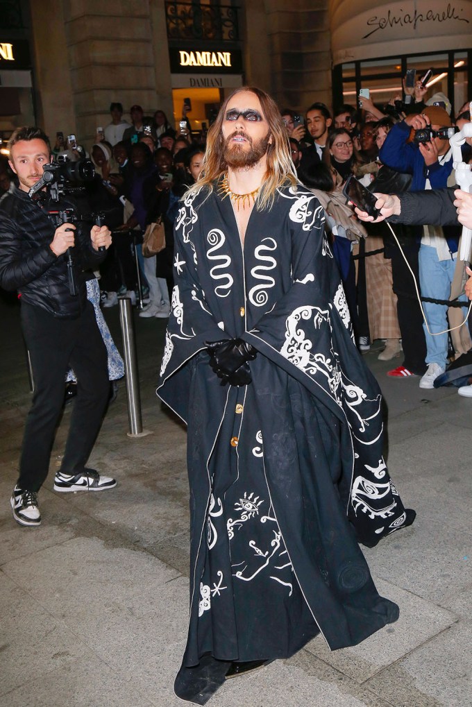 Jared Leto at Paris Fashion Week