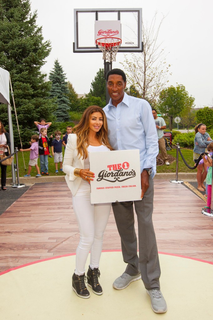 Scottie Pippen With Larsa