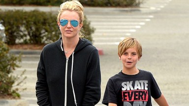 Britney Spears Kids Disneyland Sean Jayden Pics Video