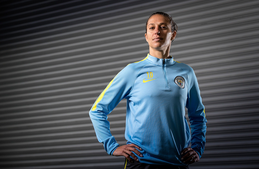 Manchester City Carli Lloyd. March 28th 2016 - Manchester Uk - Picture By Ian Hodgson/daily Mail.