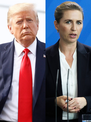 Donald Trump Mette Frederiksen