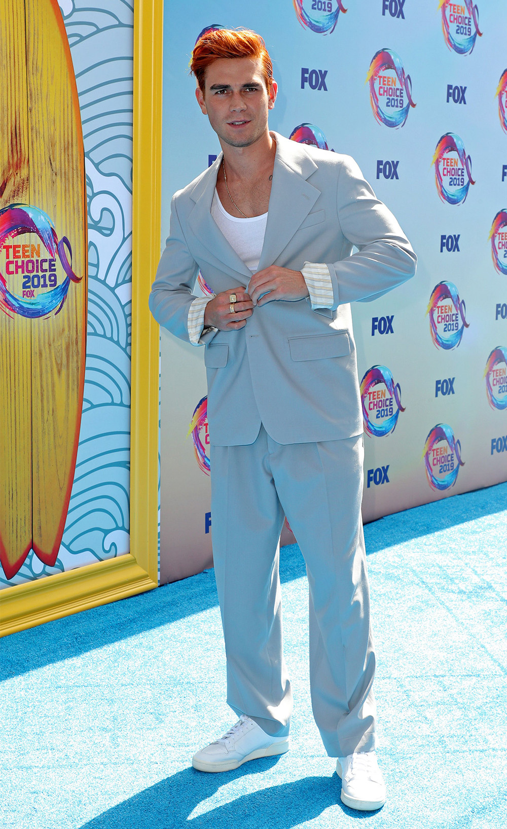 KJ Apa
Teen Choice Awards, Arrivals, Los Angeles, USA - 11 Aug 2019