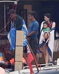 ** RIGHTS: ONLY UNITED STATES, BRAZIL, CANADA ** Portofino, ITALY  - *EXCLUSIVE*  -  Billionaire Reality Star, Kylie Jenner and her Boyfriend Travis Scott enjoy family time with their daughter Stormi on board their mega yacht in Portofino
*Shot on: 08/13/2019*

Pictured: Kylie Jenner - Travis Scott

BACKGRID USA 17 AUGUST 2019 

BYLINE MUST READ: Cobra Team / BACKGRID

USA: +1 310 798 9111 / usasales@backgrid.com

UK: +44 208 344 2007 / uksales@backgrid.com

*UK Clients - Pictures Containing Children
Please Pixelate Face Prior To Publication*