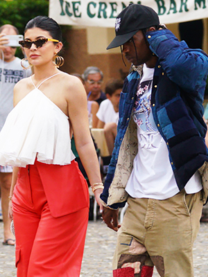 Kyle Jenner Travis Scott Italy