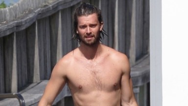 Patrick Schwarzenegger shirtless