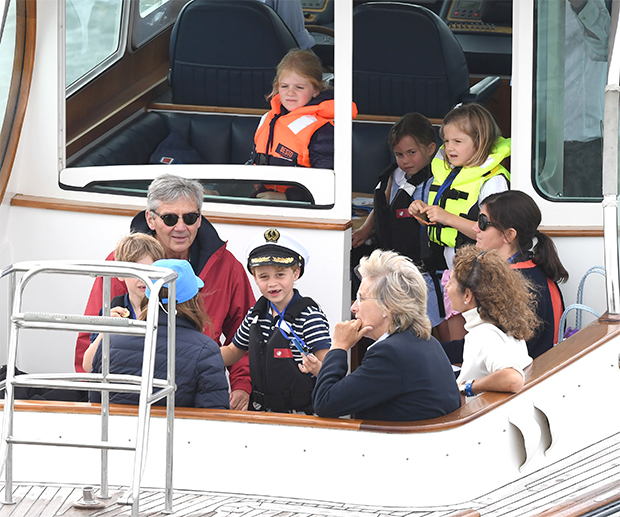 Prince George sailing