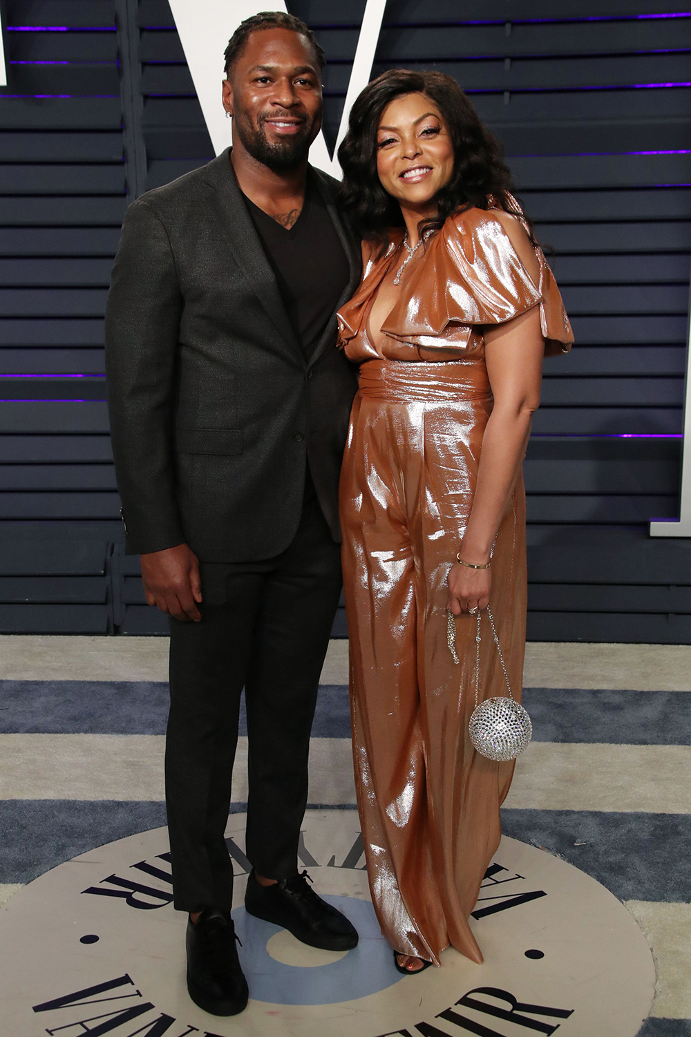 Kelvin Hayden and Taraji P. Henson
Vanity Fair Oscar Party, Arrivals, Los Angeles, USA - 24 Feb 2019