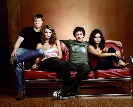 Editorial use only. No book cover usage.
Mandatory Credit: Photo by Snap Stills/Shutterstock (2168813a)
Benjamin McKenzie as Ryan, Mischa Barton as Marissa, Adam Brody as Seth and Rachel Bilson as Summer; all seated on couch.
The O.C - 2004