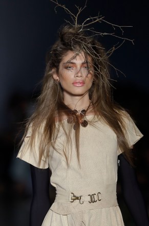 Brazilian transgender model Valentina Sampaio wears a creation from the Isabela Capeto collection during the Sao Paulo Fashion Week in Sao Paulo, Brazil
Fashion Isabela Capeto, Sao Paulo, Brazil - 15 Mar 2017