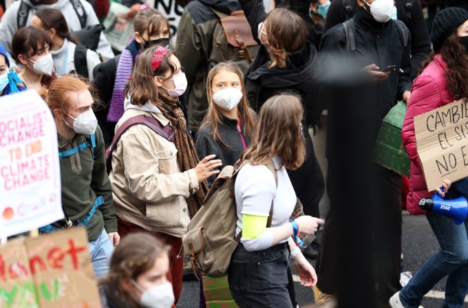 Greta Thunberg Climate Summit Protest SS