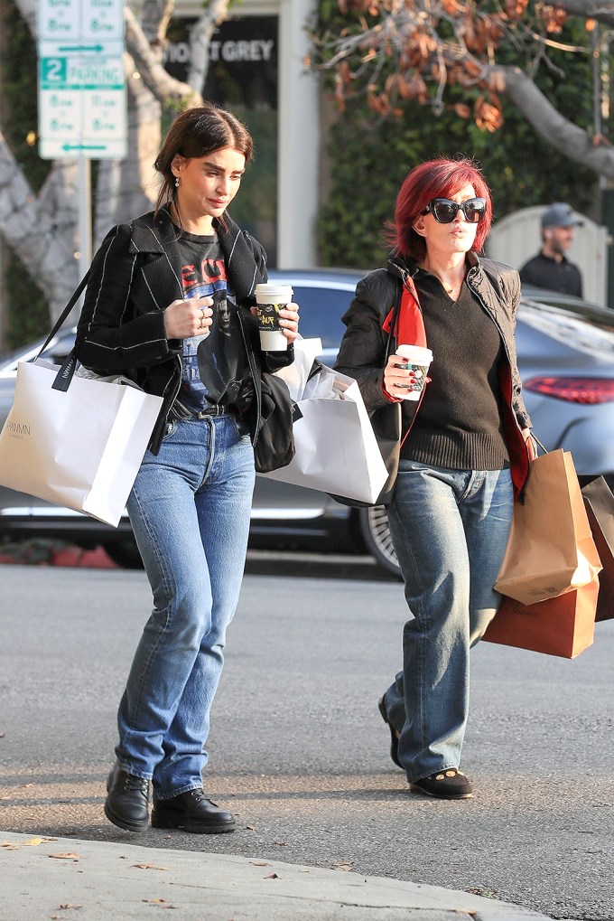 Sharon & Aimee Osbourne Shop On Melrose Pl.