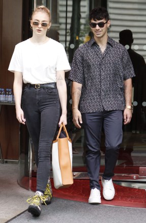 Sophie Turner and Joe Jonas
Joe Jonas and Sophie Turner out and about, Paris, France - 24 Jun 2019