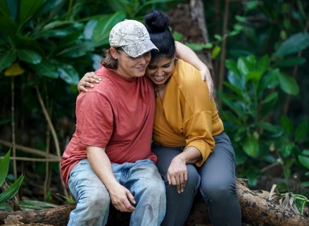 "I Vote You Out and That's It" - Elaine Stott  and Karishma Patel on SURVIVOR: Island of Idols when the Emmy Award-winning series returns for its 39th season with a special 90-minute premieres Wednesday, Sept. 25 (8:00-9:30 PM, ET/PT) on the CBS Television Network. Photo: Michele Crowe/CBS Entertainment  ©2019 CBS Broadcasting, Inc. All Rights Reserved.