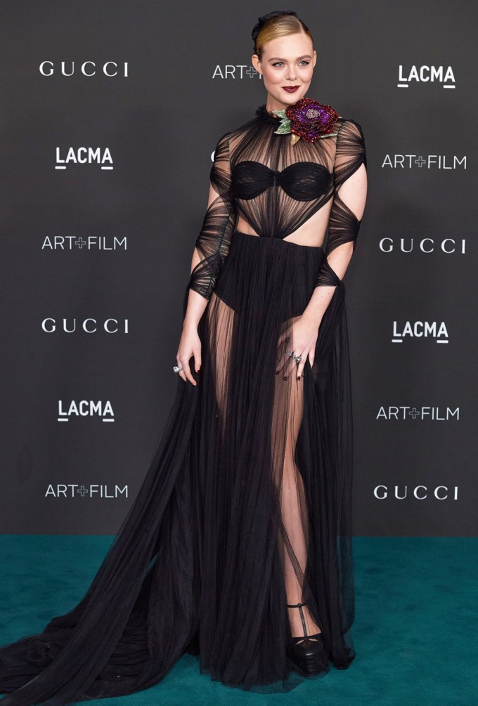 Elle Fanning At The LACMA: Art + Film Gala