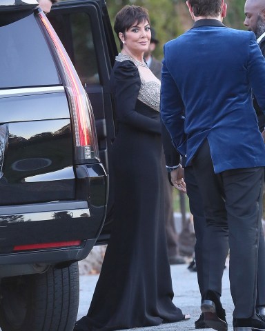 Newport, RI  - Celebrities guests arrive to Jennifer Lawrence and Cooke Maroney's wedding in Newport, Rhode Island.Pictured: Kris JennerBACKGRID USA 19 OCTOBER 2019 USA: +1 310 798 9111 / usasales@backgrid.comUK: +44 208 344 2007 / uksales@backgrid.com*UK Clients - Pictures Containing ChildrenPlease Pixelate Face Prior To Publication*