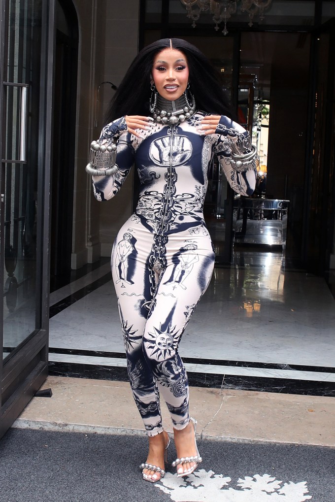 Cardi B At Paris Fashion Week 2023