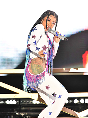 Cardi B Dances In Bikini
