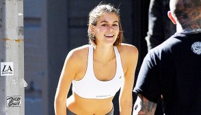 kaia gerber workout nyc