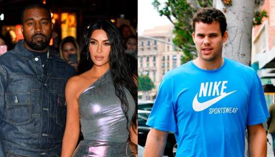 Kanye West, Kim Kardashian & Kris Humphries