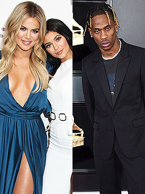 Khloe Kardashian, Kylie Jenner, Travis Scott
