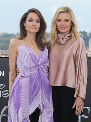 angelina jolie, michelle pfeiffer rome
