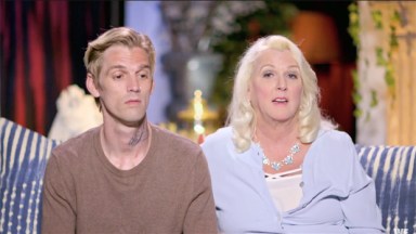 Aaron Carter and his Mom