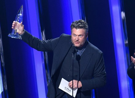 Blake Shelton - Single of the Year - ÔGodÕs CountryÕ53rd Annual CMA Awards, Show, Bridgestone Arena, Nashville, USA - 13 Nov 2019