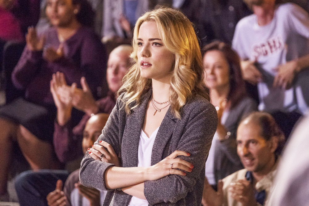 DARE ME -- "Pilot" Episode 101 -- Pictured: Willa Fitzgerald as Collette French -- (Photo by: Rafy/USA Network)