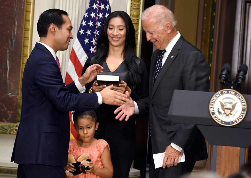 Biden Castro HUD, Washington, USA