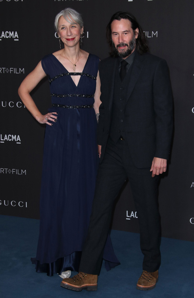 Keanu Reeves and Alexandra Grant