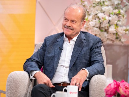 Editorial use only
Mandatory Credit: Photo by Ken McKay/ITV/Shutterstock (10246415az)
Kelsey Grammer
'Lorraine' TV show, London, UK - 24 May 2019