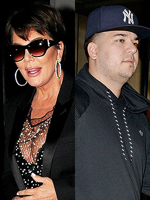 Kris Jenner & Rob Kardashian
