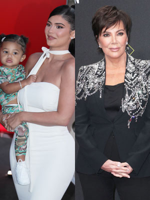Kylie Jenner, Stormi Webster & Kris Jenner
