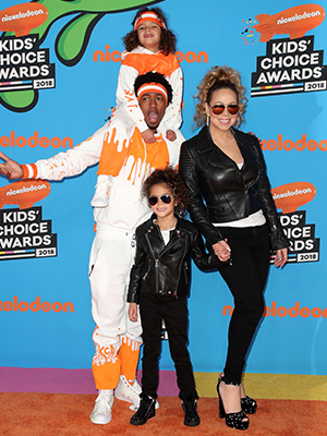 Nick Cannon, Monroe Cannon, Moroccan Cannon, Mariah Carey