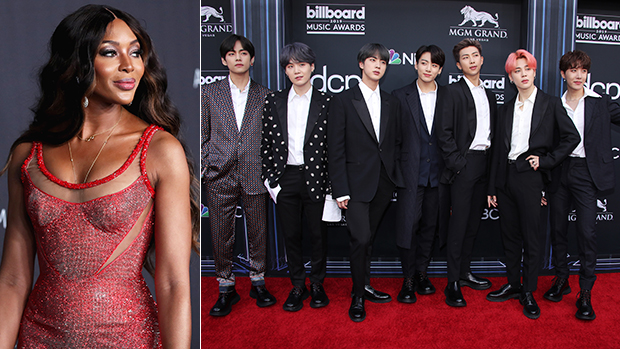 Naomi Campbell and BTS