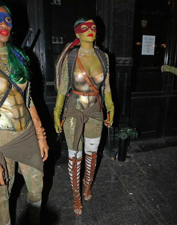 Rhianna as a Teenage Mutant Ninja Turtle