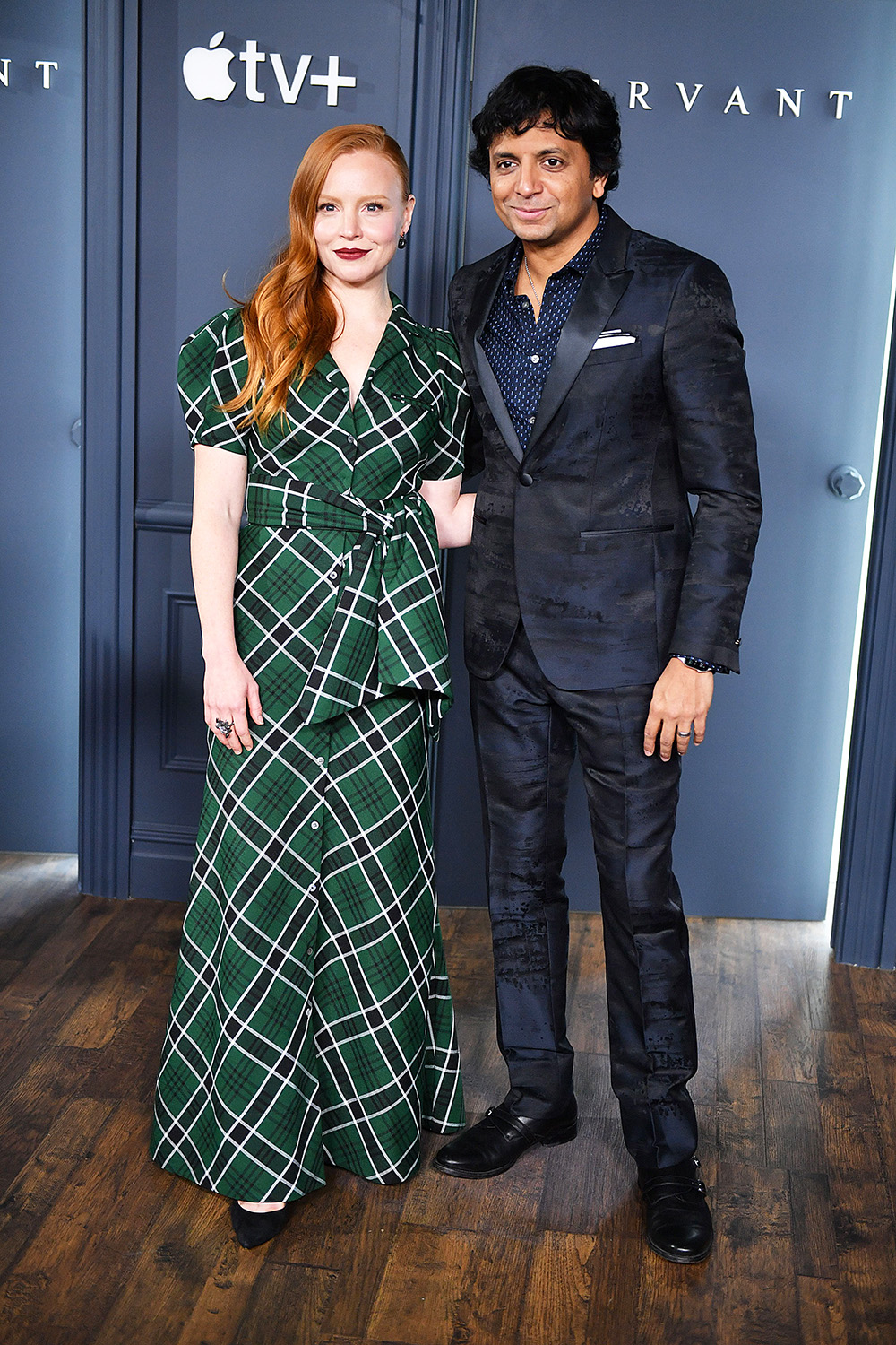 Lauren Ambrose and M Night Shyamalan
'Servant' TV show premiere, BAM Howard Gilman Opera House, Arrivals, New York, USA - 19 Nov 2019