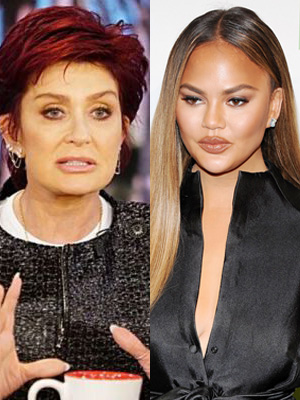 Sharon Osbourne and Chrissy Teigen