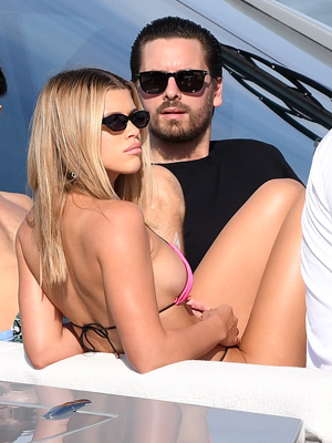 Sofia Richie and Scott Disick