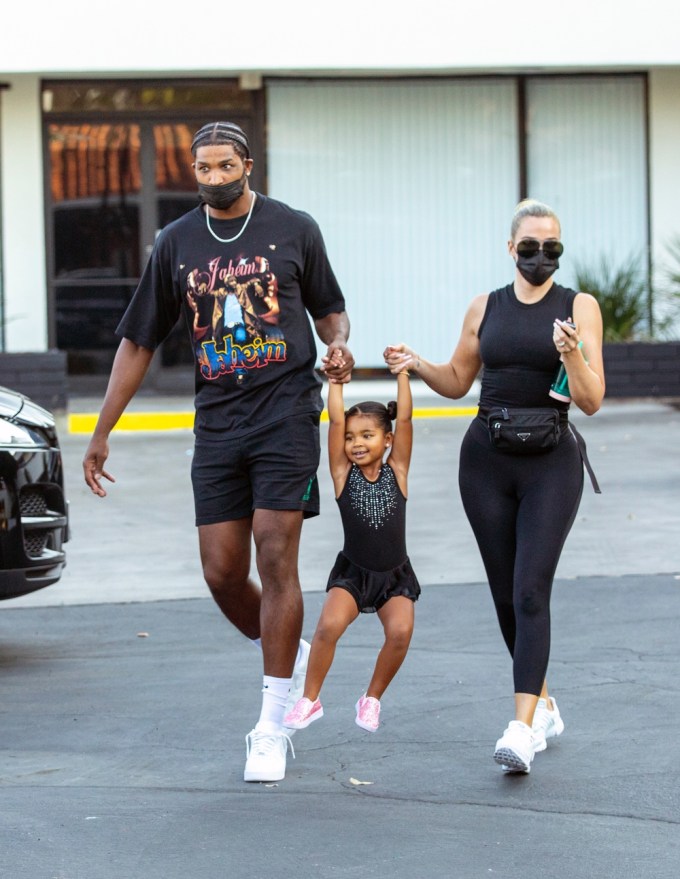 Khloe Kardashian Takes True To Dance Class With Her Ex Tristan