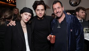 Adam Sandler & Cole Sprouse at 'Uncut Gems' Premiere