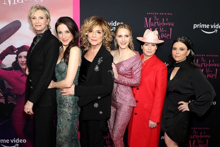 Jane Lynch, Marin Hinkle, Caroline Aaron, Rachel Brosnahan, Amy Sherman-Palladino and Alex Borstein
World Premiere of Amazon's "The Marvelous Mrs. Maisel" Season 3, New York, USA - 03 Dec 2019