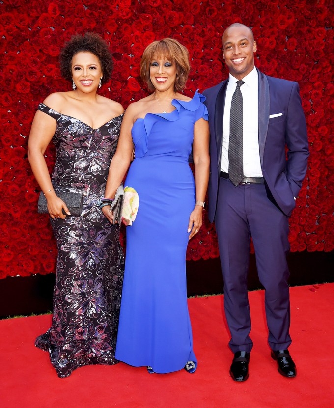 Kirby Bumpus, Gayle King & William Bumpus Jr.