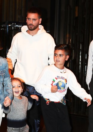 Scott Disick was seen leaving his hotel with his kids Mason, Penelope, and Reign, in New York, NY.

Pictured: Reign Disick,Scott Disick,Mason Disick
Ref: SPL5028851 280918 NON-EXCLUSIVE
Picture by: SplashNews.com

Splash News and Pictures
Los Angeles: 310-821-2666
New York: 212-619-2666
London: 0207 644 7656
Milan: 02 4399 8577
photodesk@splashnews.com

World Rights