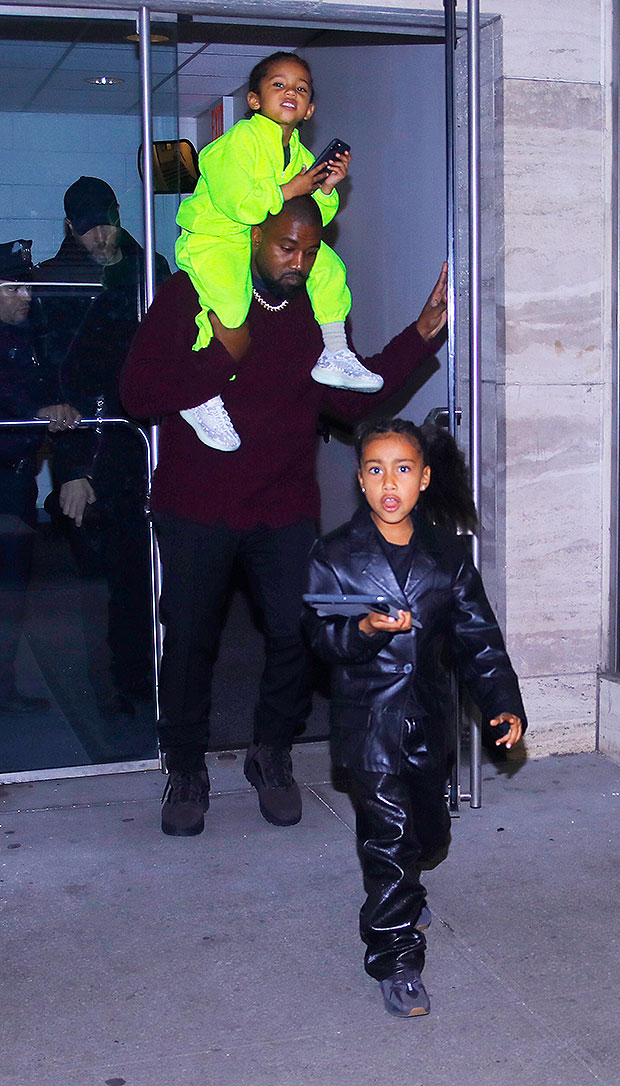 Kanye, North and Saint West