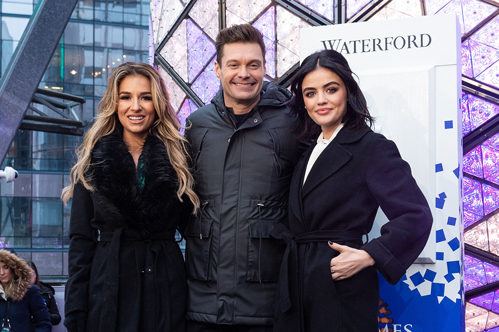 Jessie James Decker, Ryan Seacrest and Lucy Hale
Dick Clark's New Year's Rockin Eve Preview, New York, USA - 30 Dec 2019