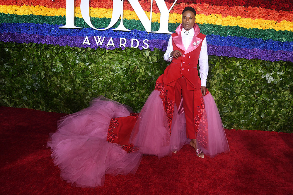 Billy Porter
73rd Annual Tony Awards, Arrivals, Radio City Music Hall, New York, USA - 09 Jun 2019
Wearing Celestino, Custom