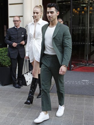 Sophie Turner, Joe Jonas
Joe Jonas and Sophie Turner out and about, Paris, France - 24 Jun 2019